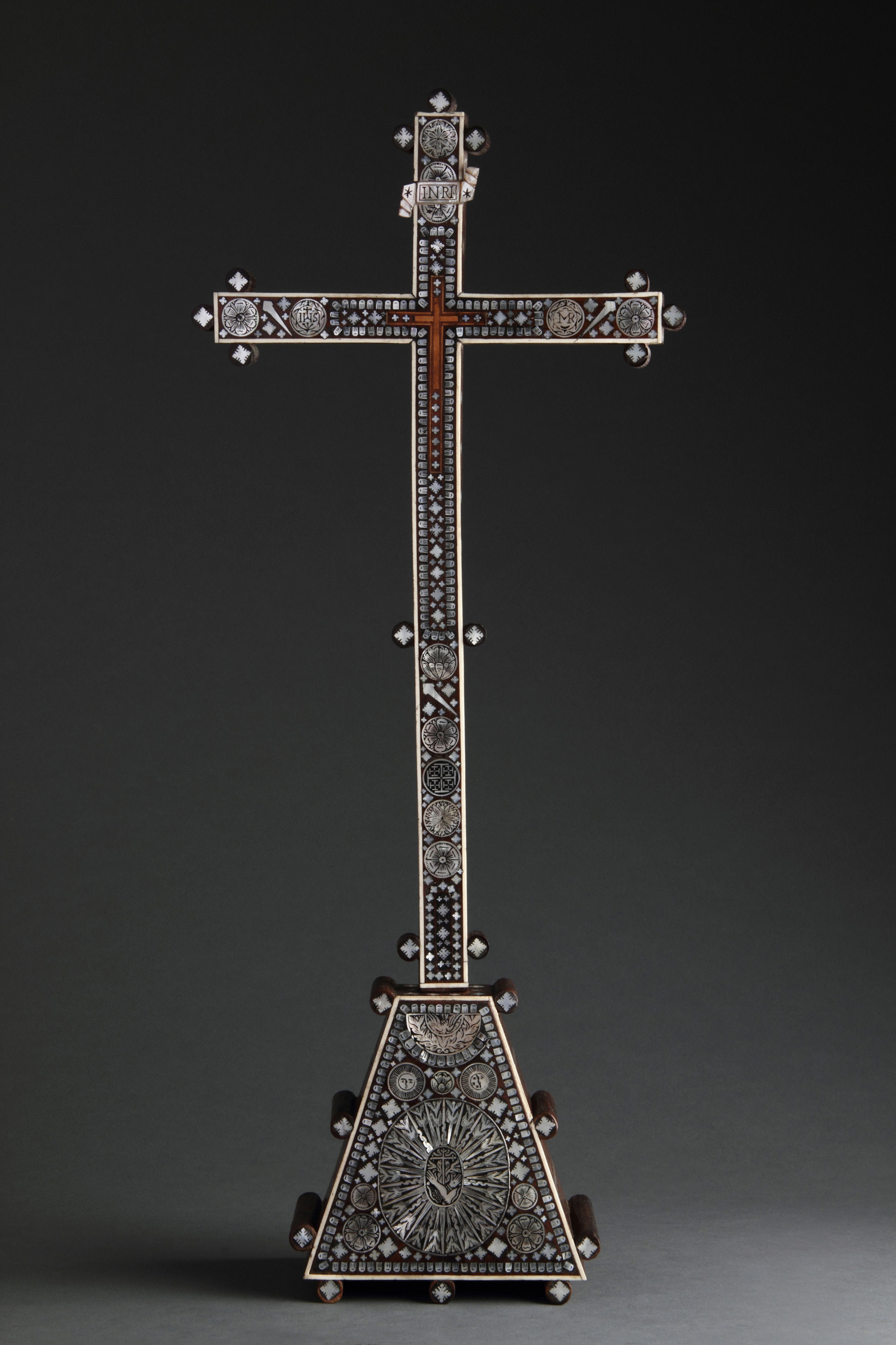 Jerusalem Devotional Carved Olive Wood Model of Christ’s Crucifixion Cross